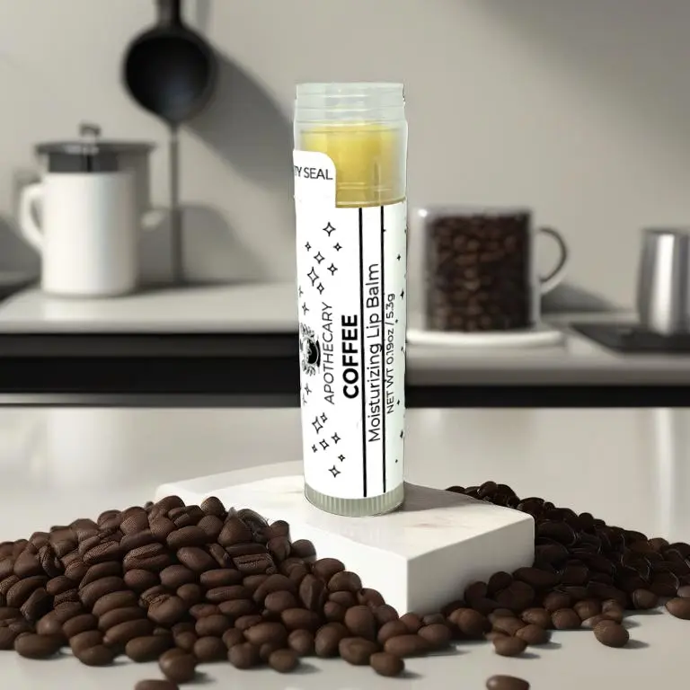Coffee Lip Balm - All Natural Hydrating Lip Moisturizer, 100% Grass Fed Suet Tallow, Multi-Pack - Daily Moisture, Soothing Hydration  - Organic Skincare must have everyday Gift