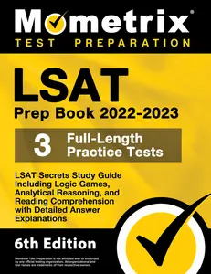 USED-LSAT Prep Book 2022-2023 - LSAT Secrets Study Guide, 3 Full-Length Practice Tests Including Logic Games, Analytical Reasoning, and Reading Comprehensi by Matthew Bowling (Paperback)