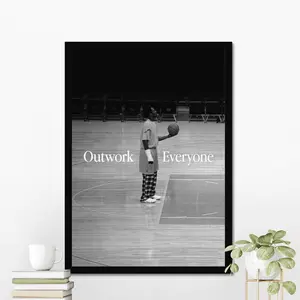 Kobe Bryant Motivational Poster, Inspirational Wall Art, Home Gym Decor, Basketball Poster, Motivation Wall Art, Motivational Print