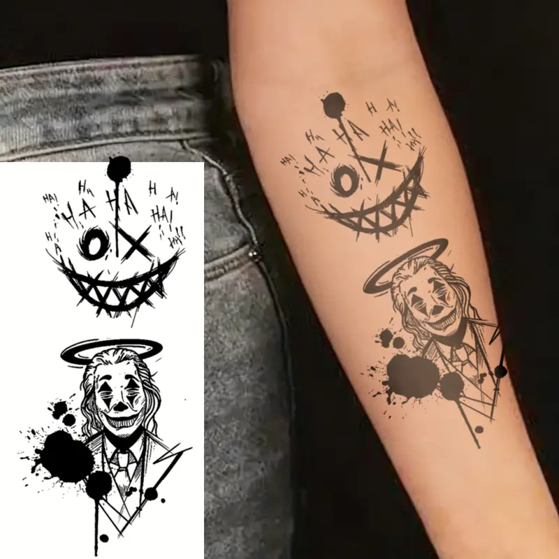 Buy One Get Three Free Herbal Tattoo Stickers - 10-Second Application, Waterproof & 7+ Days Long-Lasting Skin-Safe Temporary Tattoos