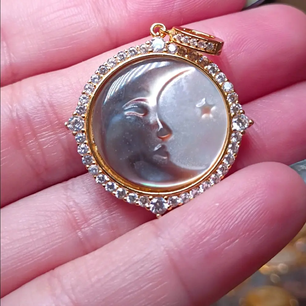 Golden Black Moon Extra Jeweled