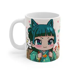 The Apothecary Diaries Coffee Mug, Choco Mug, Gift for Coworker, Funny Coffee Cup, Anime Lover Mug, Iced Coffee Mug, Anime Gifts, Anime Mug