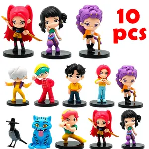 10 sets of Q-version Derpys tiger Rumimila statue dolls from the Witch Hunter Team animation as Christmas gifts for fans