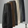 3-Pack Men’s Summer Corduroy Straight-Leg Pants — Casual, Loose, Versatile Athletic Style