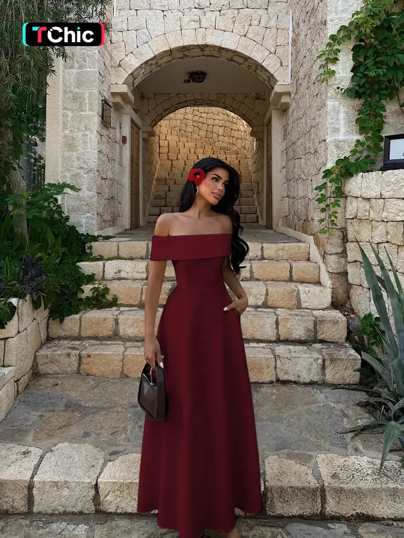 green emerald velvet dress White Off-Shoulder Midi Dress