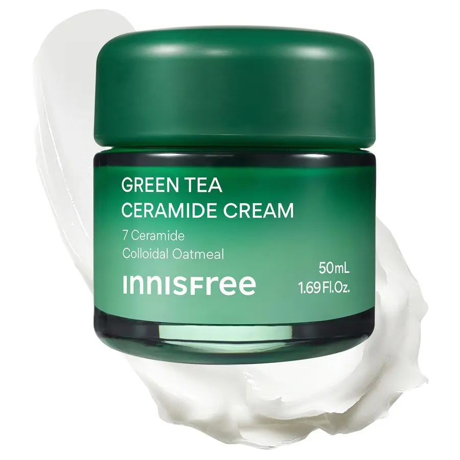Innisfree Green Tea Ceramide Cream For Redness & Barrier Repair