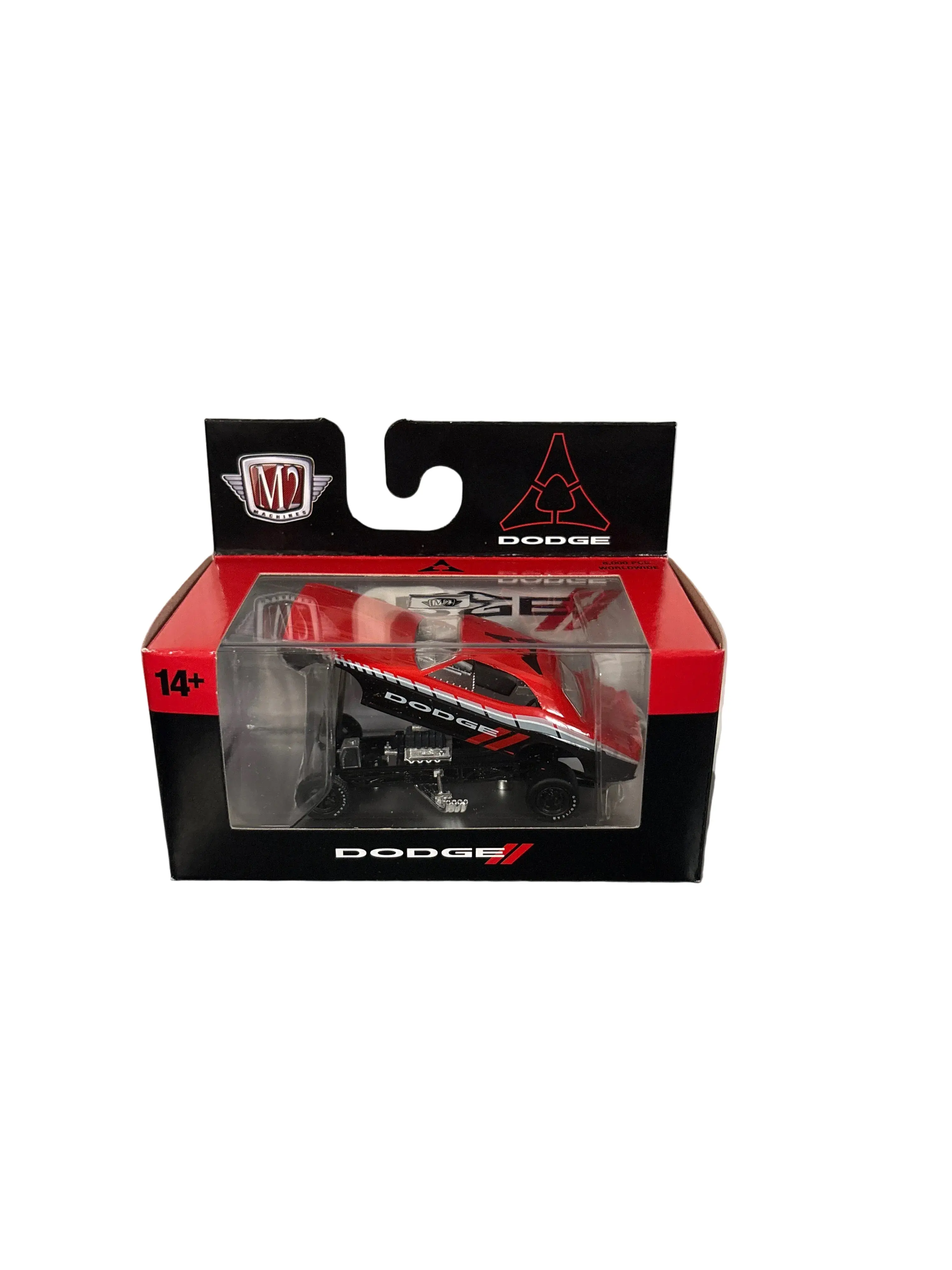 M2 1971 Dodge Challenger Funny Car Diecast red