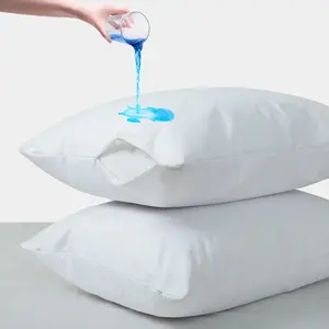 Pillow Covers Zippered 100% Waterproof 2-4-6 Pack Standard-Queen-King Pillow Protectors Pillow Covers Zippered 100% Waterproof 2-4-6 Pack Standard-Queen-King Pillow Protectors
