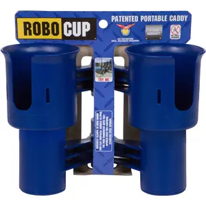 RoboCup Navy Clamp-On Cup Holder