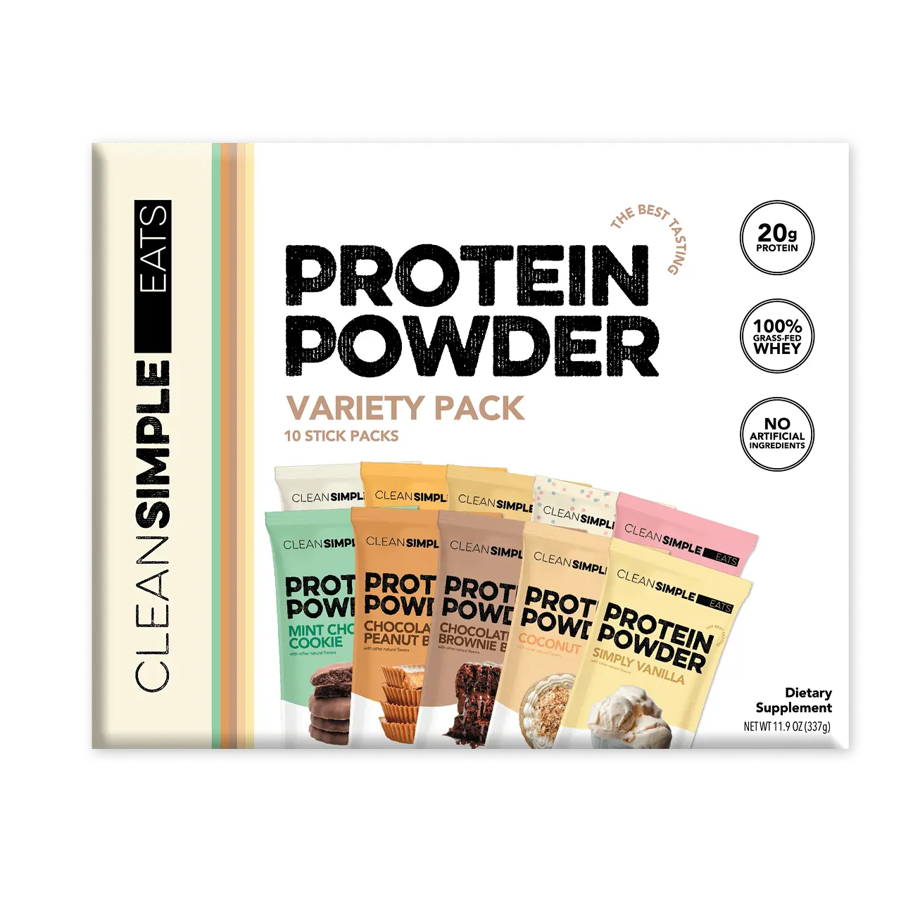 10-Flavor Variety Pack (10 Single Serving Stick Packs) 10-Flavor Variety Pack (10 Single Serving Stick Packs)