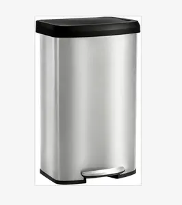 Ultra Capacity 21.2 Gallon/80 Liter  Stainless Steel Trash Can | Fingerprint-Proof & Soft-Close Lid | Heavy-Duty Foot Pedal | for Kitchen & Office