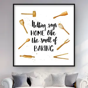 212 MAIN Artistic Farmhouse Framed Photo Print Wall Art - 48x48 in Brown Frame, Home Decoration for Room & Kitchen, Gift-Worthy Home Supplies Artwork