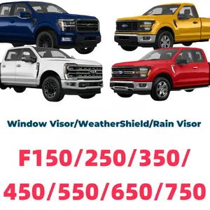 For Ford F150/F250/F350/F450/F550/F650/F750 Window Visor/WeatherShield/Rain Visor Car Sunshade