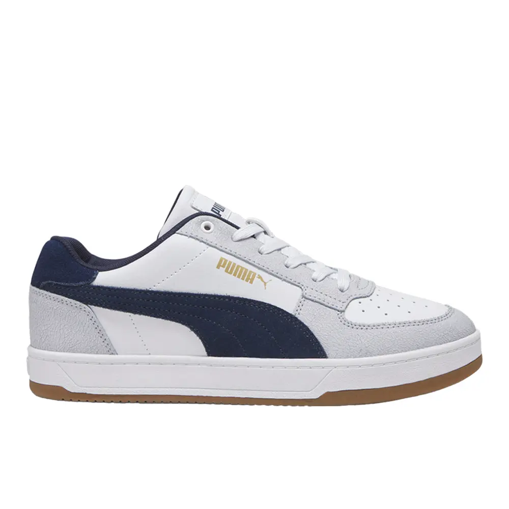 PUMA Mens Caven 2.0 Fractured Lace Up Sneakers Shoes Casual - White PUMA Mens Caven 2.0 Fractured Lace Up Sneakers Shoes Casual - White