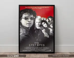 The Lost Boys Poster | 1987 | Movie Poster | Movie Prints For Cinema Rooms | Wall Art | Home Décor