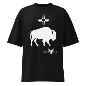LuMen Unisex White Buffalo Oversized Tee