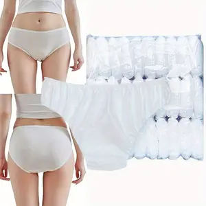 30pcs/Set Disposable Non-Woven Brief Underwear, Unisex Oversized For Beauty Salon, Sweat Bath, And Sauna