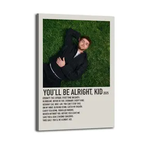 Alex Warren Great Wall Art, Canvas Poster, Cute And Vibrant Poster for Bedroom, Dorm, A Perfect Gift Idea for New Year Home Decor