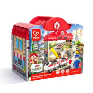 Portable Train Station Set