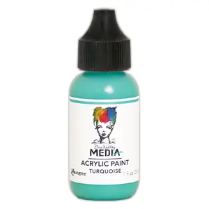 Dina Wakley Media Acrylic Paint Turquoise, 1oz