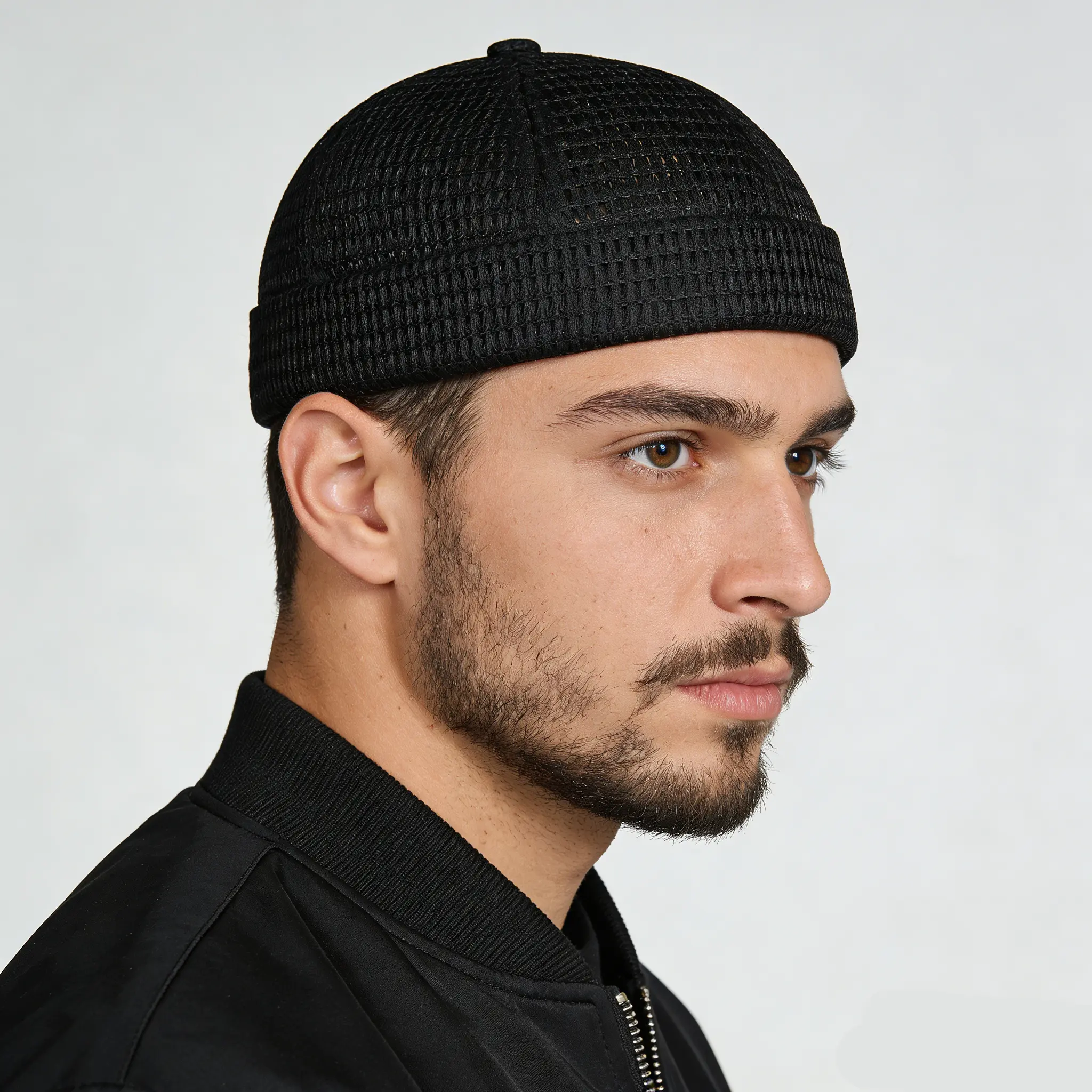 3pcs Summer Large Mesh Breathable Sun Protection Hat, Brimless, Fashionable and Simple, Adjustable Baseball Cap Style for Men and Women