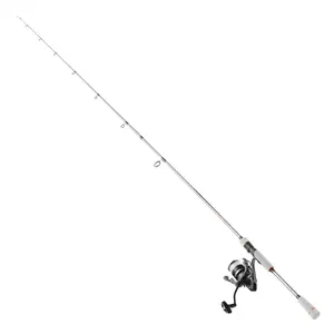 【DealsForYouDays】VEVOR Rod and Fishing Reel Combo, IM6 Carbon Fiber Spinning Rod and Reel Combo, Bass Fishing Pole with 6.5 ft Two-Piece Rods, 7+1 Ball Bearings, EVA Handle, Stainless Steel Guides with Ceramic Rings Reinforced Rods