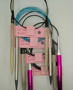 Large-Sizes Circular Needle Tamers, Knitting Organizers (Needles Not Included)