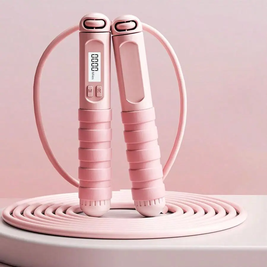 Wireless Skipping Rope, Counting Skipping Rope, Dual-use Steel Wire Rope, Smart Jump Rope, Cordless Jump Rope, Fitness Equipment for Home Gym Workout Exercise