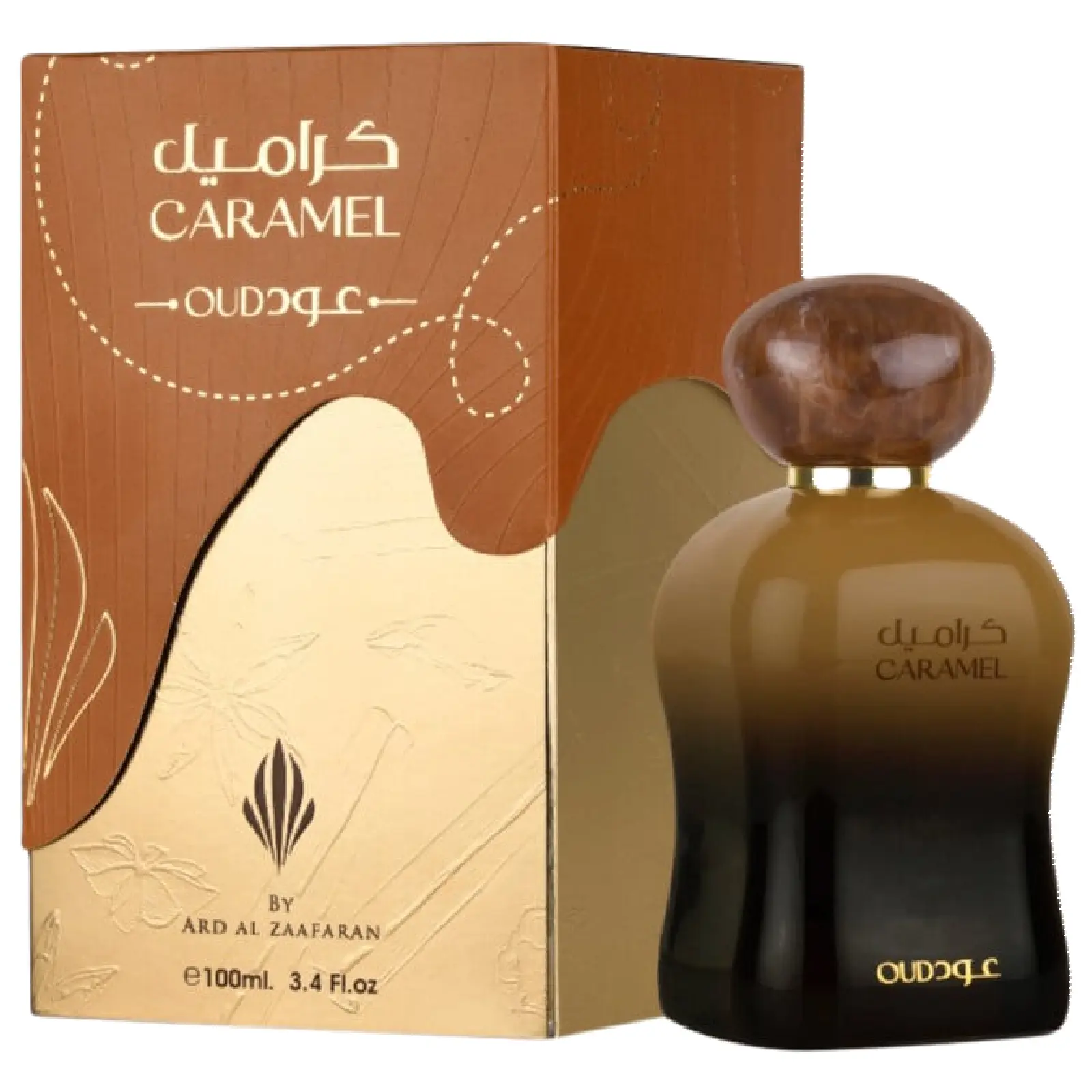 Ard Al Zaafaran Caramel Oud for Unisex Eau de Parfum Spray, 3.4 Ounce