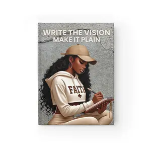Ruled Line, Write The Vision Make It Plain, Inspirational Notebook, Motivational Diary, Goal Setting Journal, Vision Board Planner
