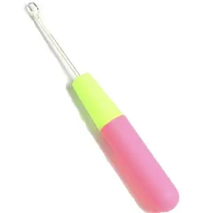 Colored Handle Metal Crochet Hook for home handmade DIY Knitting Durable Yarn Crochet Hook Ideal for Crafting Enthusiasts