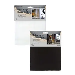 Assorted Extra Large Black Gauze Cloth Decoration
