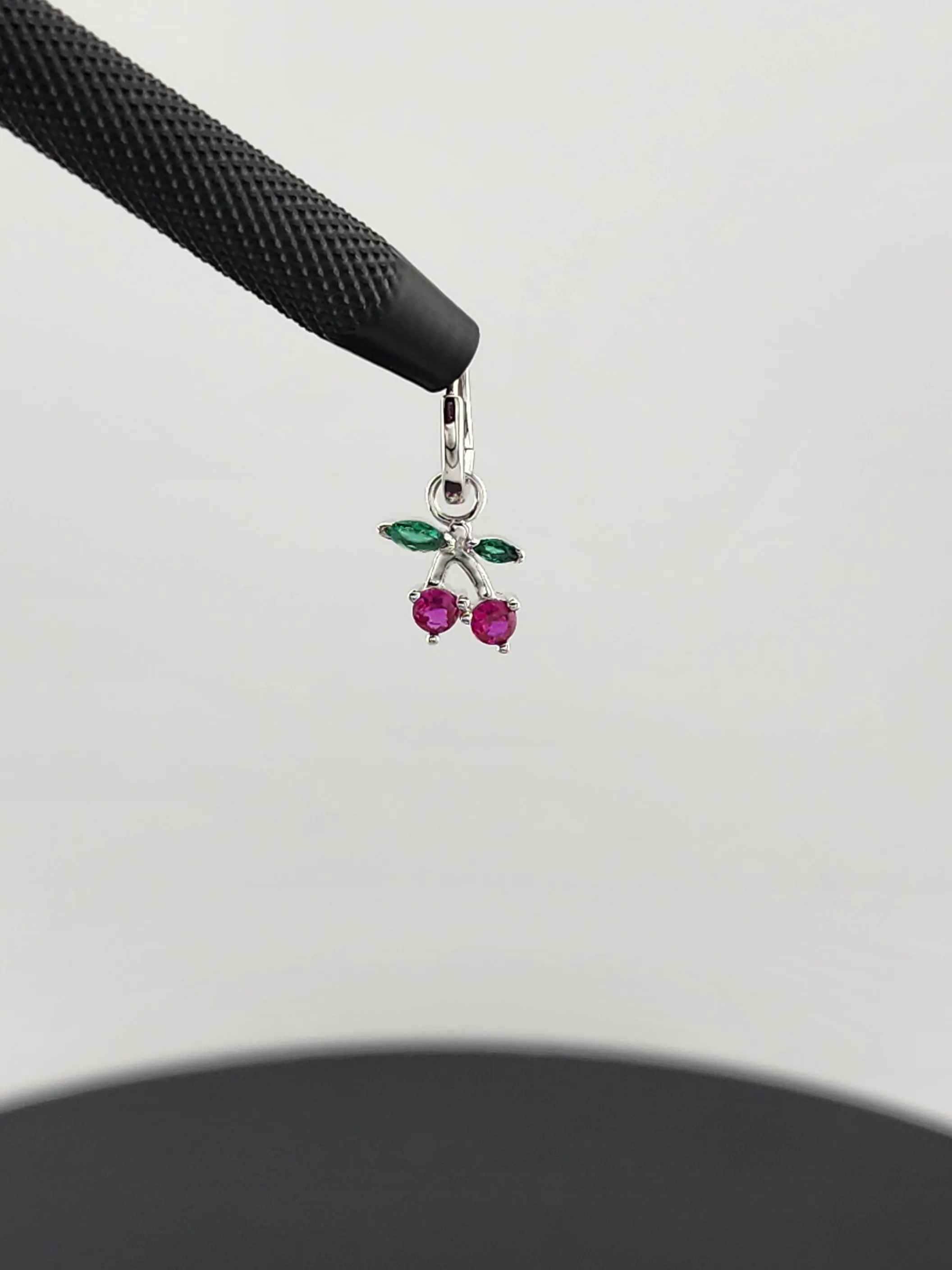 Sterling Silver 925 Cherry Earrings – Fresh & Playful Fruit Design