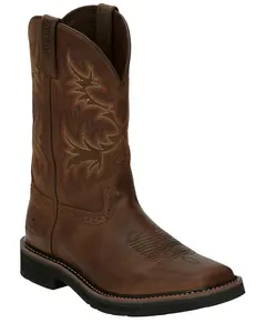Justin Men's Driller Western Work Boot Soft Toe - Se4681
