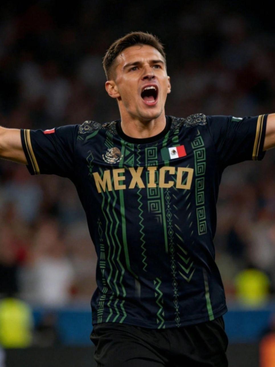 2026 Mexico World Cup Football Jersey, Comfortable Round Neck T-Shirt, Casual Wear for Soccer Games, Training, Fitness, Athletic Activewear, Unisex Gift Choice