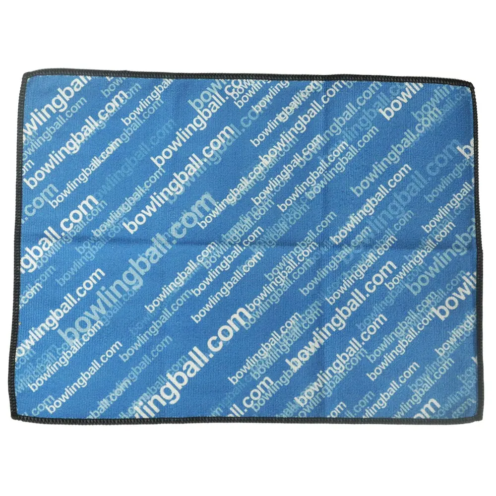 BOWLINGBALL High-Absorbency Microfiber Bowling Towel for Adults, Standard Size 16" x 12" with Logo Print, Absorbs Dirt and Oil, Cleans And Polishes Ball, More Moisture Absorbent