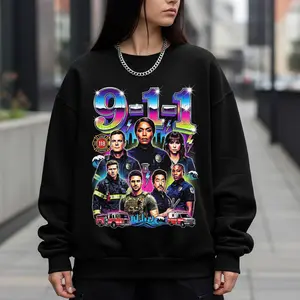 9 1 1 Tv Show Sweatshirt, Firefighter Series Shirt, 911 Fan Gift, 9 1 1 Tv Show Buckley Shirt, Unisex Hoodie, Unisex Sweater Pullover Tee
