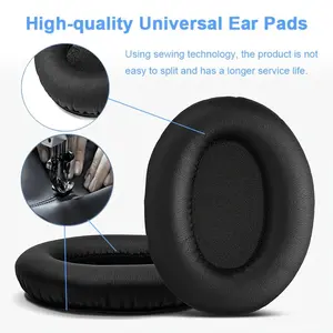 Universal Oval Earpads Headphone Replacement Ear Pads, Soft Foam Cover Ear Cups, Headset Repair Parts, Accessories for Audio Devices
