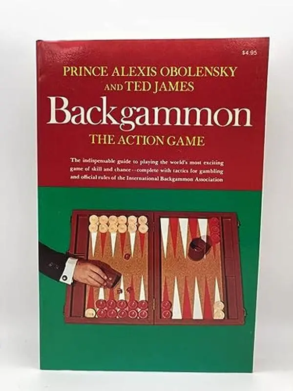 Used Backgammon: The Action Game Paperback - by Prince Alexis Obolensky, Ted James - English Classic Board Game (Used Copy, Good Condition, No Major Defects, 0.71 lbs, Fun Tabletop Option)
