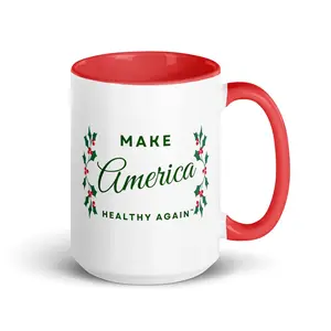 Make America Healthy Again™ Holiday Mug with Color Inside