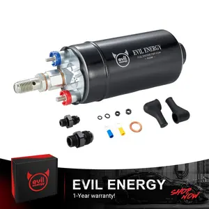 EVIL ENERGY External Inline Fuel Pump Electric 300LPH High Flow 12V Universal