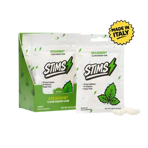 STIMS® SPEARMINT ENERGY GUM
