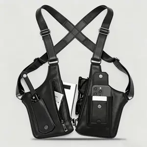 Premium Leather Adjustable Underarm Shoulder Bag for Men & Women Anti-theft Hidden Storage for Cell Phones & Outdoor Gear Versatile for Cycling Hiking & More,summervibes
