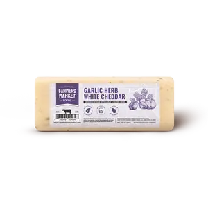 Garlic Herb White Cheddar Cheese