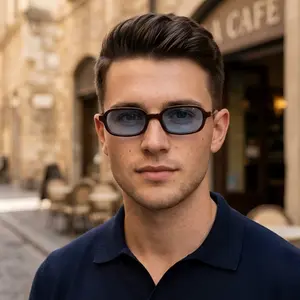 Women's 2026 Retro Small Rectangle Sunglasses - Unisex Vintage Square Frame, Colorful UV400 Lenses, Y2K Trendy Fashion Eyewear