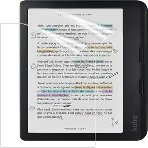 Screen Protector for Kobo Libra Colour 7 Inches 2024/Kobo Libra 2 E-Reader 7" 2021, Anti-Glare  PET Full-Coverage Matte Protective Film, 2 Pack
