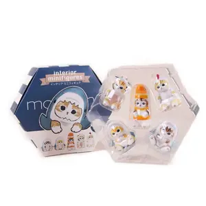 Mofusand Kawaii interior 5 Pcs Set Mini Figurine