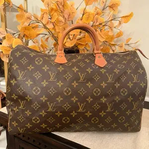 Pre-owned Louis Vuitton Canvas Tote Bags Monogram Speedy 40 (1995) Vintage