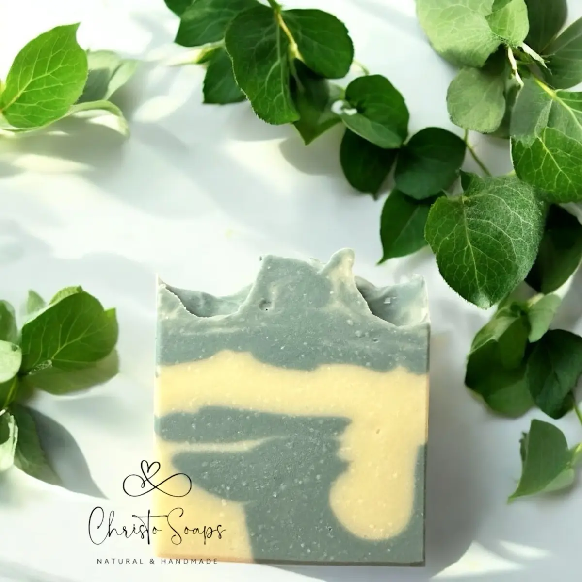 Christo Soaps Eucalyptus Mint Cold Press Soap - Refreshing and Nourishing Body Wash