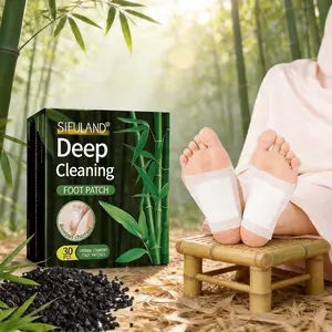 30 Count Foot Relief Patches | Lightweight plant-based detox pads, individually wrapped and travel-ready — gentle overnight comfort for home spa and wellness, Natural, Therapy